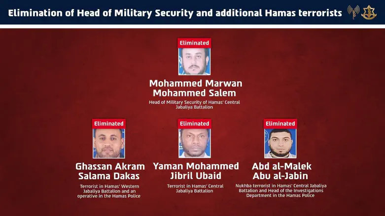 The terrorists who were eliminated